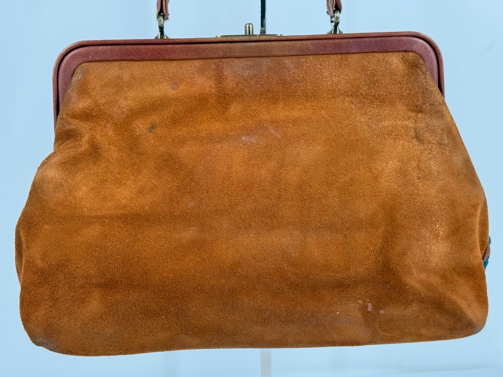 Isabella Fiore Patchwork Suede Leather Floral Sma… - image 13