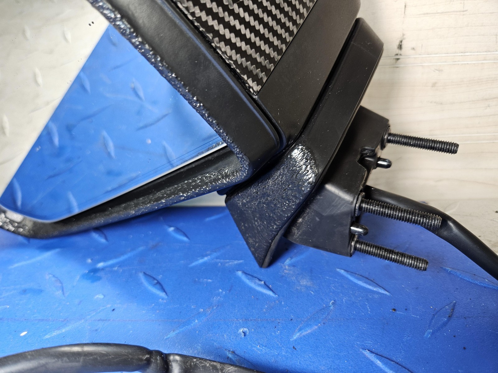 2017-2023 Audi R8 V10 OEM Left Driver Door MIrror Carbon Fiber Trim 8k Miles