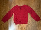 Girls Size 7 CARTER'S Gold JOY Christmas Elastic Waistband Dark Red Top — photo 8