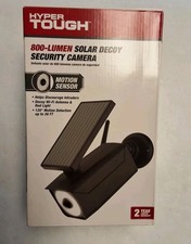 Hyper Tough 800-lumen Solar Decoy Security Camera New In Box