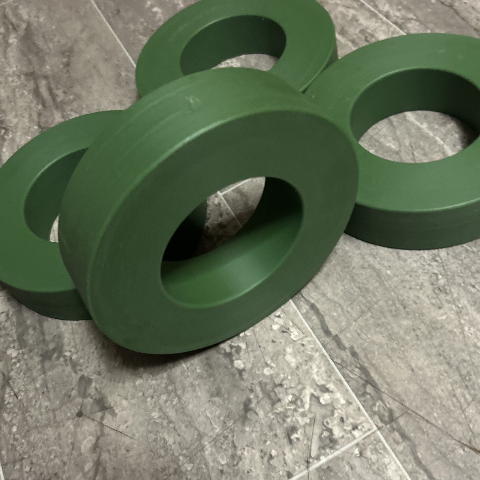 Sprinkler Head Protector Donut Guard 6.3" Green Nylon Ring for Lawn Care