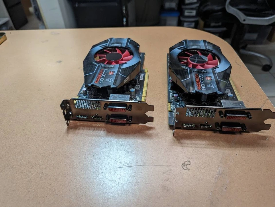 2X FX AMD Radeon HD 6770 (HD-677X-ZNFC) 1 GB GDDR5 SDRAM PCI Express Used - Image 2 of 4