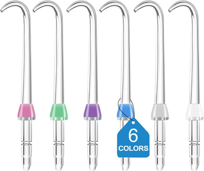 Professional Replacement Tips for Waterpik Water Flosser - 6 Implant Denture Tip
