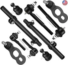 SCITOO 10pcs Suspension Kit Inner Outer Tie Rod End Adjusting Sleeve Upper