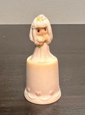 Vintage Precious Moments Thimble - - God Sent His Love Special 1985 Issue TMB011