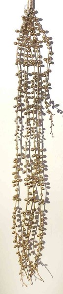 Artplants Plastik Senecio HäNger Skerpa, Steckstab, Champagner, 75Cm-image