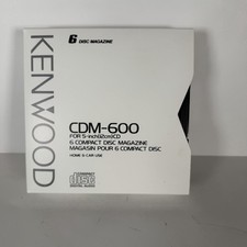 Kenwood CDM-600 6 CD Magazine Cartridge for Kenwood JVC CD Changers