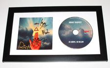 HIGHLY SUSPECT BAND SIGNED FRAMED 'AS ABOVE, SO BELOW' CD COVER ALBUM COA JOHNNY
