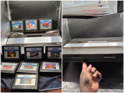 Atari 5200 Supersystem 2-Port Console Bundle w/ Box, 10 Games