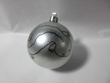 NEW HANDPAINTED HELLBENDER SALAMANDER UNBREAKABLE CHRISTMAS ORNAMENT 2 1/2"