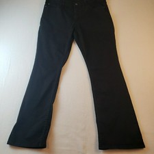 Lee Women's Classic Fit Straight Leg Jeans Size 16 Medium Black Denim