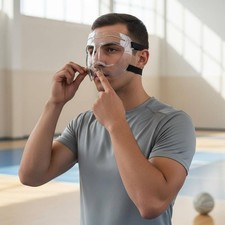Basketball Face Mask Breathable Safety Face Mask Shock Resistant