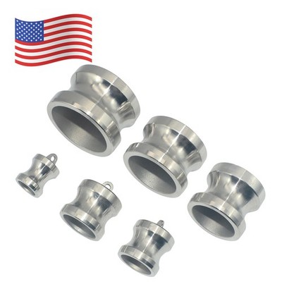 1/2'' - 4'' inch Type DP Dust Plug Adapter Hose Camlock Stainless Steel US STOCK