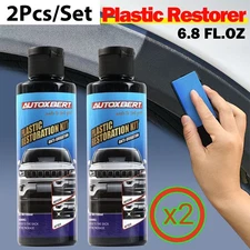 6.8FL.OZ Car Plastic Part Refurbish Agent Trim Restorer Restoration Accessories
