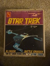 Vintage 1968 AMT Star Trek Klingon Battle Cru...