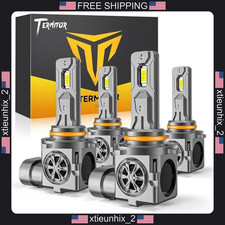 Car Headlight Bulb Set 9005 Hb3 9006 Hb4 6500k Daylight Brightness 120000lm