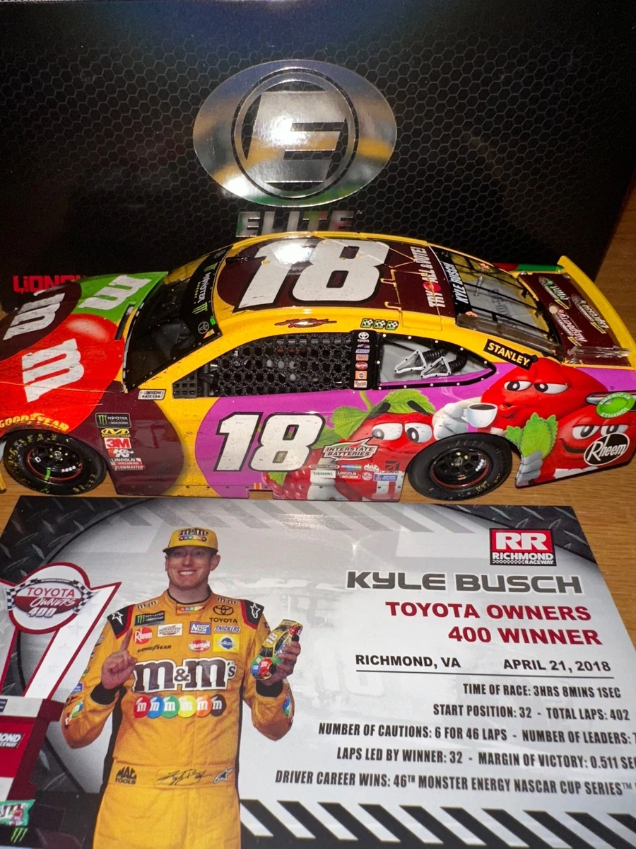 Toyota Diecast NASCAR Racecars 1:24 Kyle Busch Diecast Racing Cars