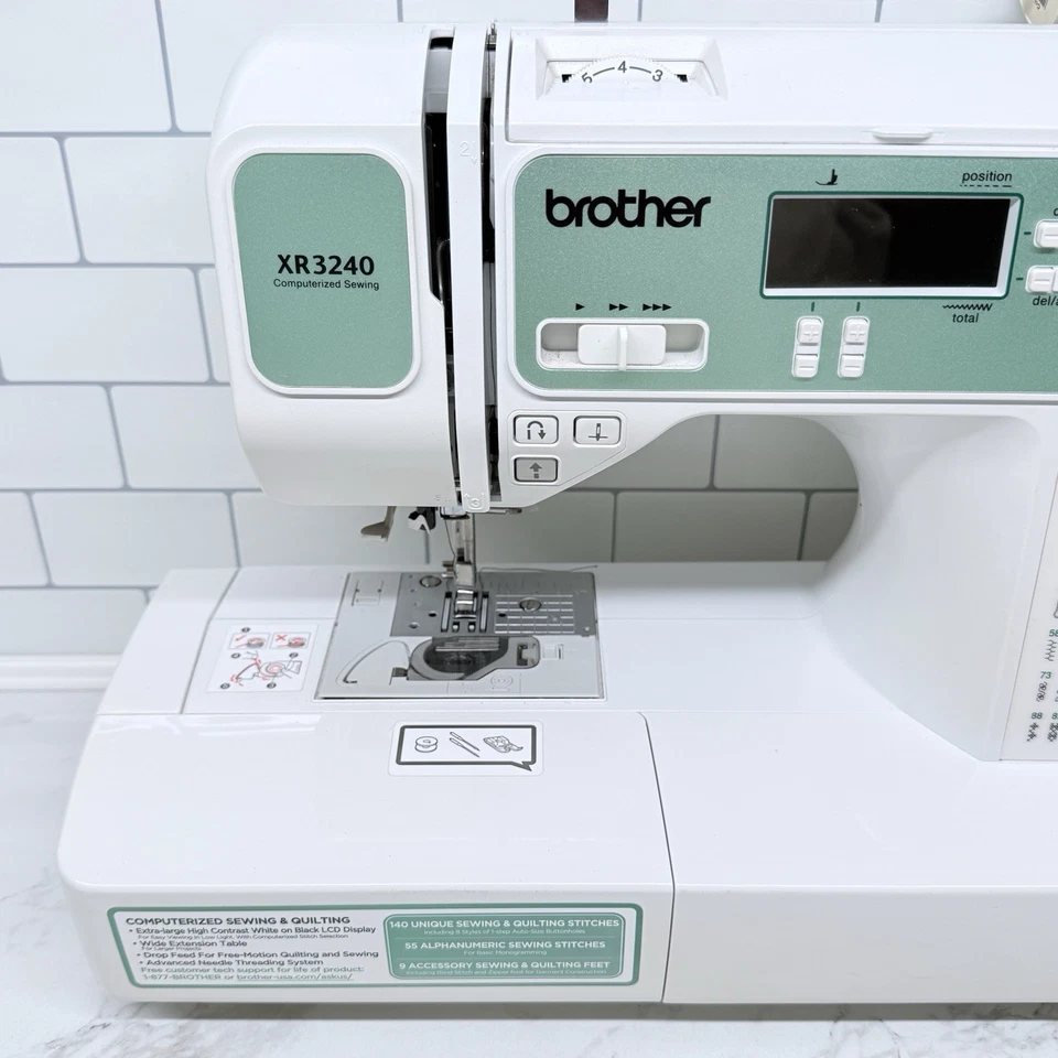 Brother XR3240 Computerized Sewing Quilting Machine w/Pedal Cord Tested Working - Image 4 of 4