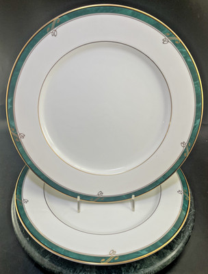 Nikko FOREST GLEN, Set/s of 2 Green Marble. Dinner Plates
