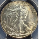 1945-D 50C Walking Liberty Half Dollar PCGS MS66+ Super Gem Detail Lovely Toning