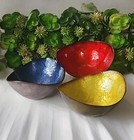Philippines 3 Natural Capiz Shell Serveware Handcrafted Tropical Accent bowl