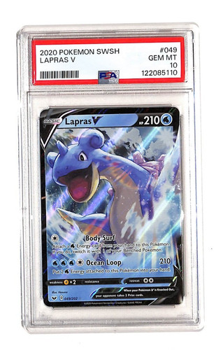 Lapras V graded PSA 10 for sale on eBay
