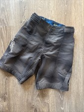 Troy Lee Designs Youth 28 Sprint Short Black Gray Plaid BMX Biking