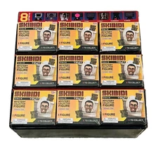 9 LOT Bonkers SKIBIDI Toilet Mystery Collector Figures Series One with Display