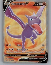 Aerodactyl V 179/196 UR Lost Origin Pokemon Holo NM/M