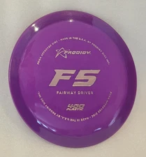 Prodigy Disc Golf F5 400 Plastic Fairway Driver Purple W/ Gold Stamp 176G NEW