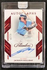 2023 Panini Flawless Jackson Holliday AUTOGRAPH RED ROOKIE 2 /20 RC JH Orioles