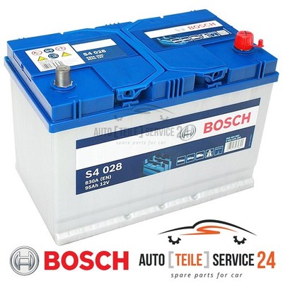 Starterbatterie Bosch 0092S40280 S4 für Citroën Daf Ford Mercedes Benz Peugeot