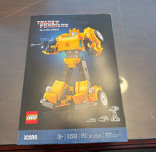 Lego Icons Transformers Bumblebee Building Figure Car Set 10338  Sealed New