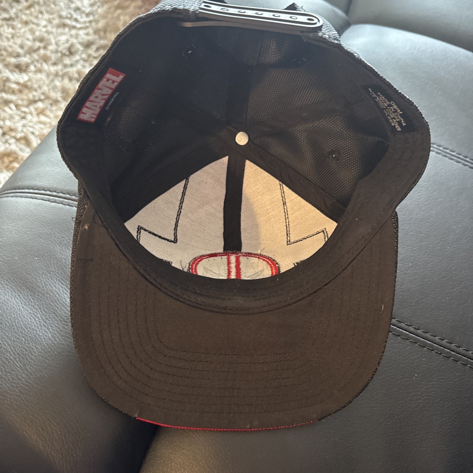 Deadpool Marvel Adjustable Hat - image 4