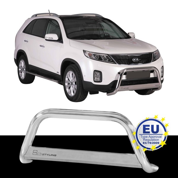 FrontschutzbüGel FrontbüGel Passend FüR KIA Sorento 2012 Bis 2015 Chrome-image