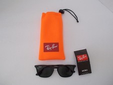 RAY-BAN Luxottica Kids Junior Black Sunglasses RJ9061S w/ Neoprene Case Bag