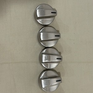 Set of 4 stainless steel stove knobs