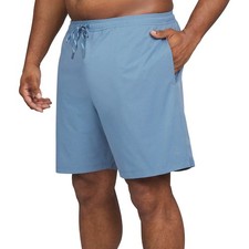 Lands' End Men's Swim Short, Light Blue, XL