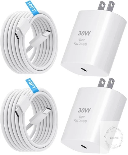 iPhone 17 16 15 Pro Max Charger 30W USB C 17 16 15 Air Pro Max Chargers Block Fa - Picture 8 of 12