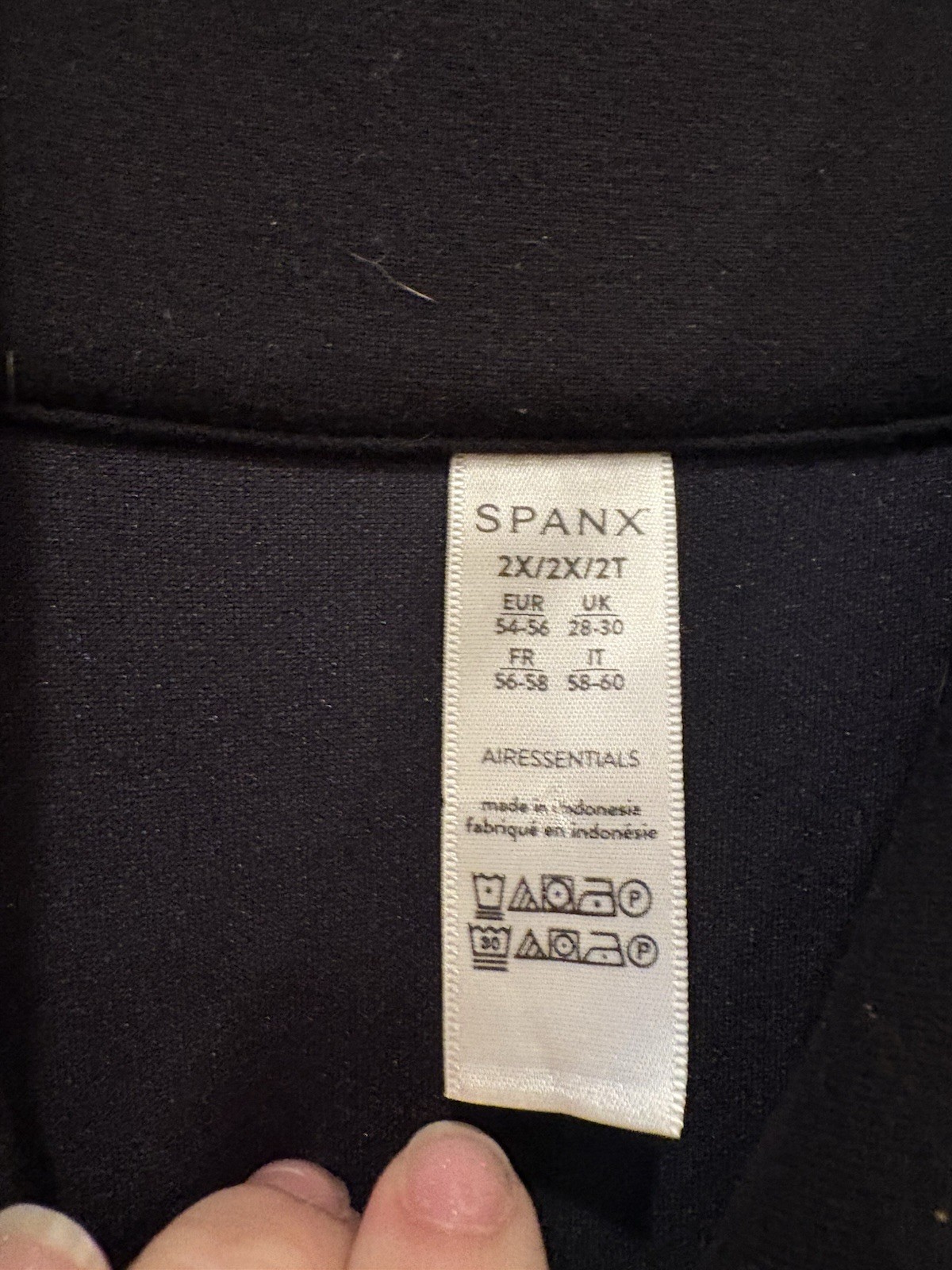 Spanx AirEssentials Black Half-Zip Pullover Size … - image 6