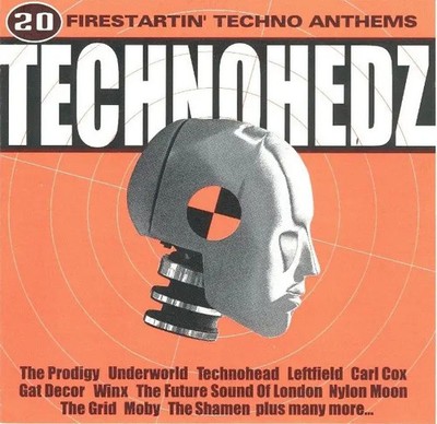 CD The Prodigy, Leftfield, Baby D, a.o. Technohedz Telstar