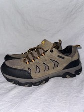 Ozark Trail Mens MNOT23AC004 Taupe Non-Marking Waterproof Hiking Shoes Size 11