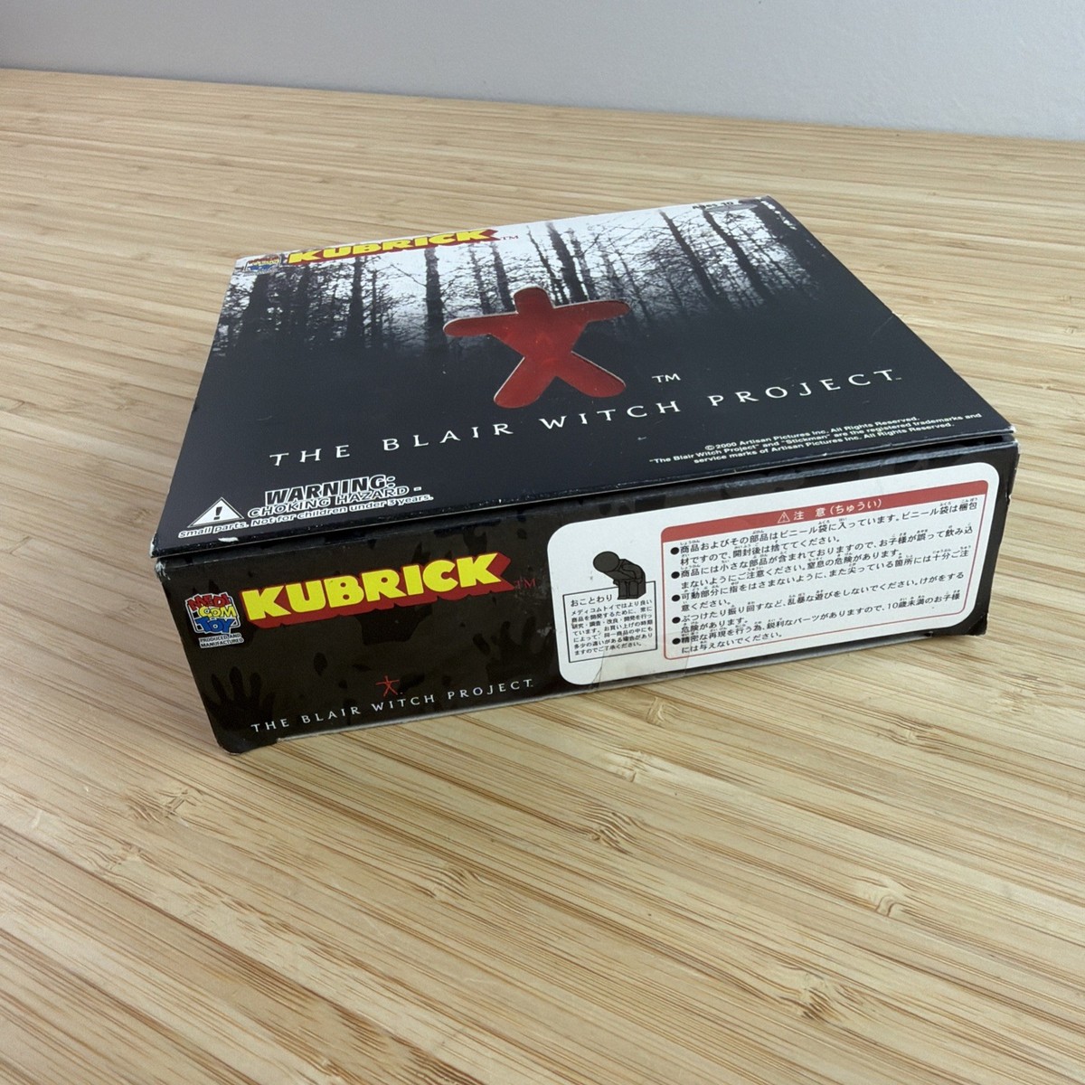 Medicom Toy Kubrick 2000 The Blair Witch Project Figure Set in Box