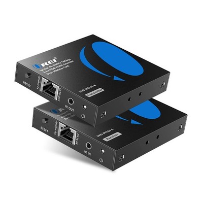 4K HDMI Extender Balun Over LAN Cable 165 Feet Zero Latency Supports HDR Dolb...