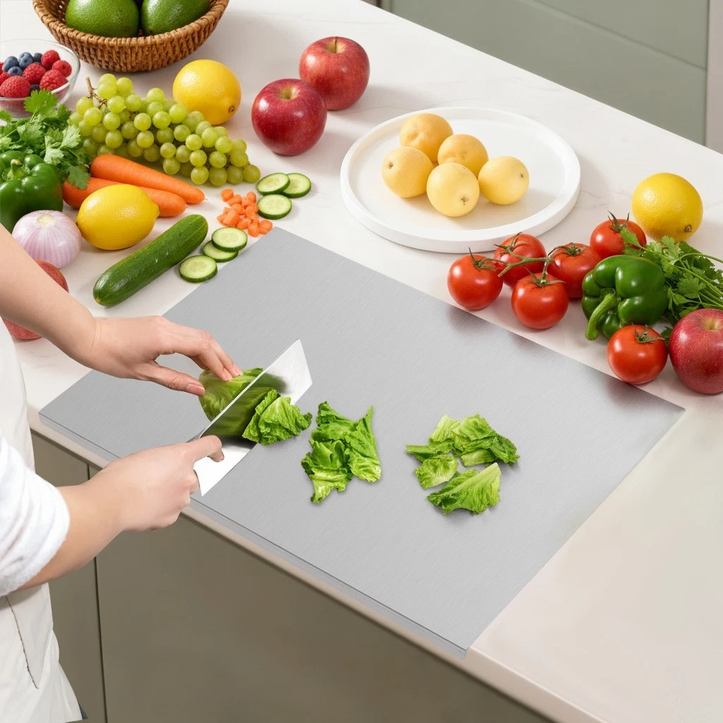 Cutting Boards Large Stainless Steel Cutting Chopping Boards Pastry Board f Meat
Opens in a new wind