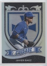 2021 Panini Chronicles Crusade Holo Prizm Javier Baez #6 f2v