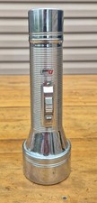 Vintage 70s 80s Chrome Ribbed Flashlight AFC ...