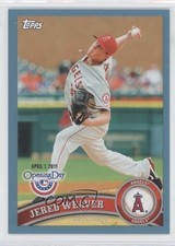 2011 Topps Opening Day Blue 1082/2011 Jered Weaver #43 0c2