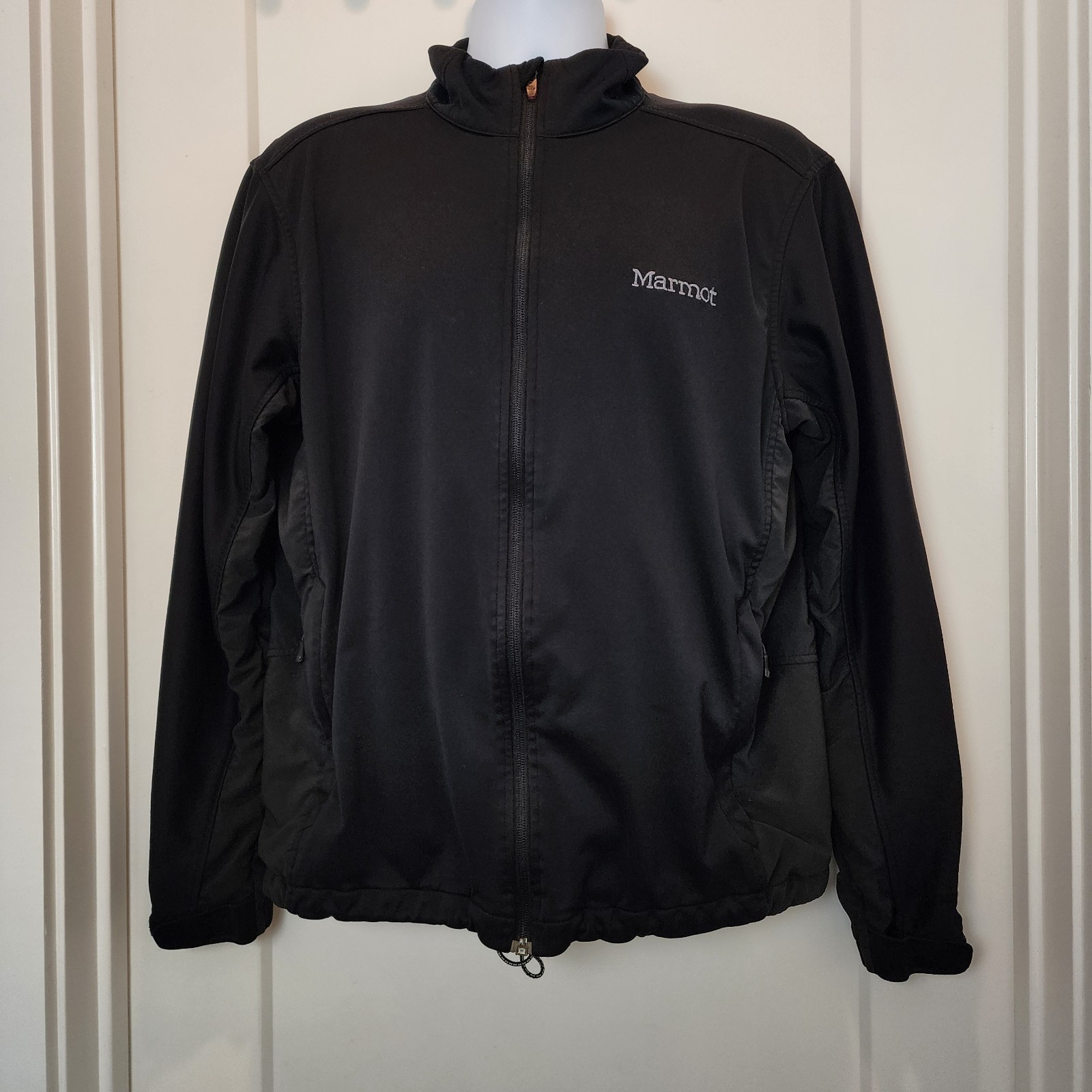 Marmot Windstopper Softshell Black Jacket Men Lar… - image 1