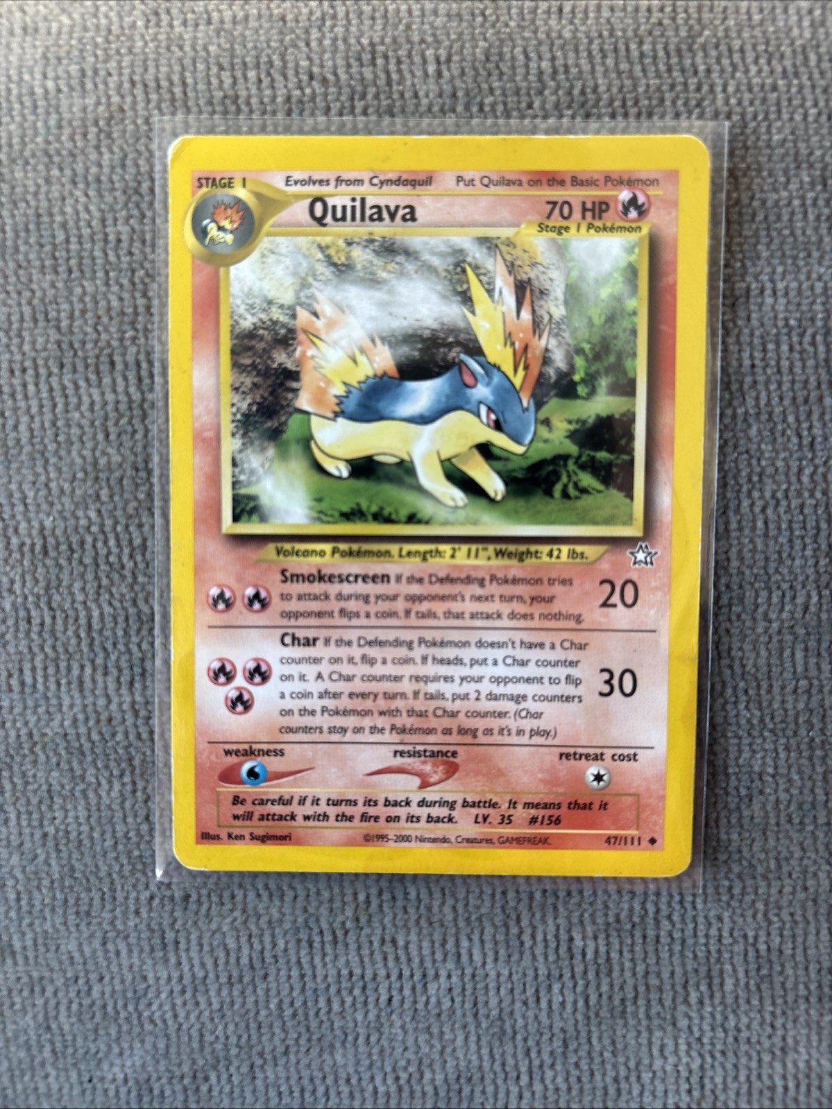 Quilava 47/111 Neo Genesis Regular